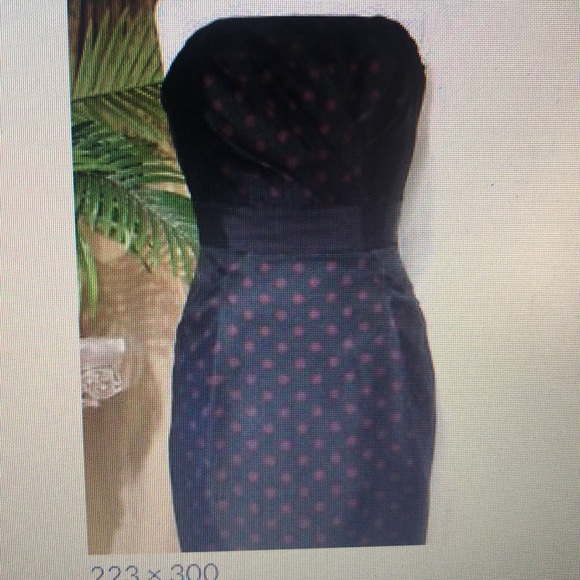 White House Black Market Black/Red Dress - Picture 2 of 4